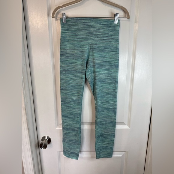 Lululemon Space Dye Camo Alberta Lake Fresh Teal Wunder High-Rise Leggings - Picture 1 of 4
